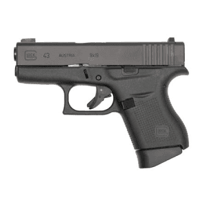 Glock 43 ProGlo 9mm Single Stack Pistol with Front Night Sight