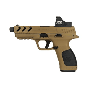 Girsan MC28 SA-TV BX 9mm Flat Dark Earth Striker-Fired Pistol with Threaded Barrel and Red Dot Optic