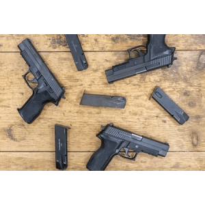 Sig Sauer P226 9mm DA/SA Police Trade-Ins with Night Sights and Rail (Very Good Condition)