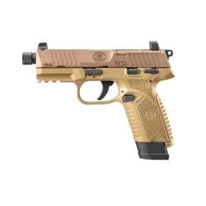 FN FN502 Tactical 22LR Optic Ready Rimfire Pistol with FDE Finish