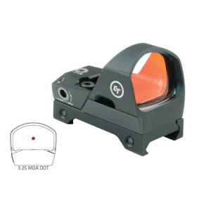 Crimson Trace CTS-1400 1x 3.25 MOA Open Reflex Red Dot Sight
