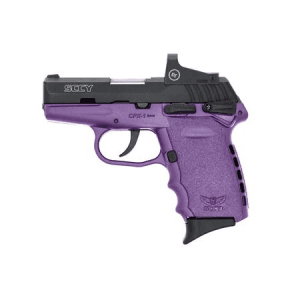 SCCY CPX-1 9mm Pistol with Purple Frame and Red Dot