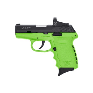 SCCY CPX-2 9mm Lime Green Pistol with Red Dot