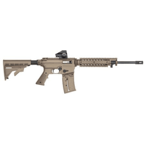 Mossberg 715T 22LR Rimfire Rifle with Flat Dark Earth Finish and 1x Green Dot Sight