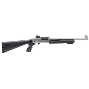 Citadel PAT 12 Gauge Pump-Action Shotgun w/ Nickel Finish, Ghost Ring Sights, and Picati