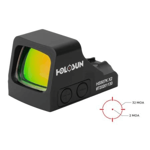 Holosun HS507K-X2 2 MOA Open Reflex Sight