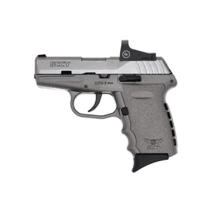 SCCY CPX-2 9mm Pistol with with Gray Frame/Stainless Slide and Red Dot