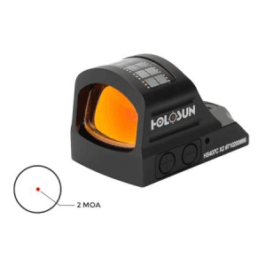 Holosun HS407C X2 Red Dot Sight, 2 MOA