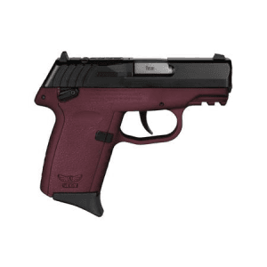 SCCY CPX-1 Gen3 9mm Optic Ready Pistol with Crimson Polymer Frame and Black Slide