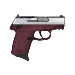 SCCY CPX-1 Gen3 9mm Optic Ready Pistol with Crimson Polymer Frame and Stainless Slide