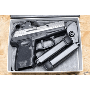SCCY DVG-1 9mm Used Trade-In Pistol with Stainless Slide, Optic