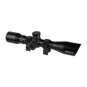 Truglo Compact Matte Black 4x32mm 1 Inch Tube Duplex Reticle