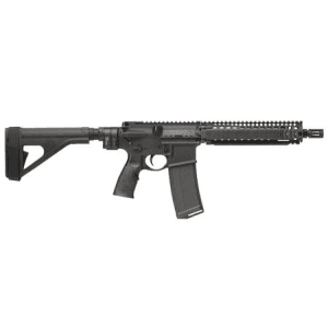 Daniel Defense MK18 Law Tactical 5.56 NATO Pistol with Stabilizing Brace and FDE Rail