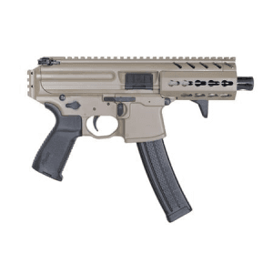 Sig Sauer MPX 9mm Flat Dark Earth Pistol with KeyMod Rail and 4.5 Inch Barrel