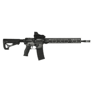 CMMG Resolute 100 5.56mm Semi-Auto Rifle with Battle Worn Titanium Cerakote Finish and Meprolight RDS Optic