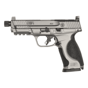 Smith & Wesson MP9 M2.0 Metal 9mm Full-Size Optic Ready Pistol with Tungsten Cerakote Finish and Threaded Barrel