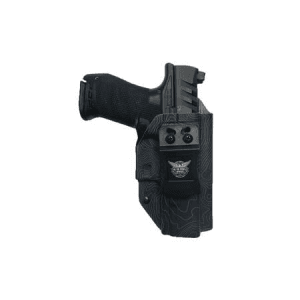 We The People IWB Holster for Springfield Hellcat RDP Micro-Compact 9MM w/Optic Cut and Manual Safety, Gray Topographic Map Color