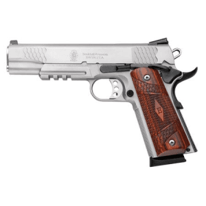 Smith & Wesson SW1911 E-Series 45 ACP Stainless Centerfire Pistol with Rail
