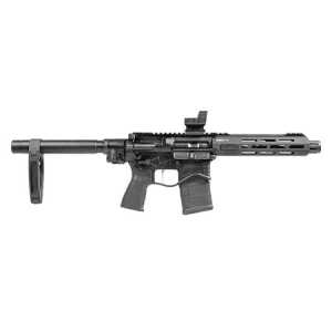 Springfield Custom Saint Edge 5.56mm Semi-Auto AR-15 Pistol with Law Tactical Folding Stock Adaptor and Hex Dragonfly Red Dot