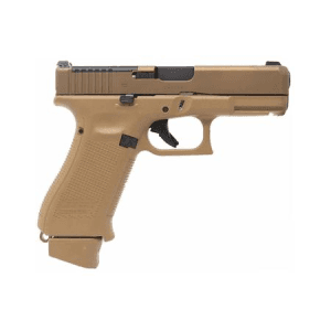 Glock 19X MOS 9mm Optic Ready Pistol with Coyote Tan Finish and Ameriglo Sights