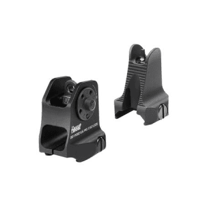 Daniel Defense AR-15 Iron Sight Set Black Hardcoat Anodized Fixed Front & Rear Sight