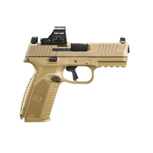 FN 509 Full-Size MRD 9mm FDE Semi-Automatic Pistol with Holosun 407C Red Dot