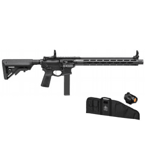 Springfield SAINT Victor 9mm Pistol Caliber Gear Up Carbine Package with Vortex Crossfire Red Dot