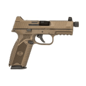 FN 509 Tactical 9mm Optic Ready Pistol with Burnt Bronze Cerakote Finish and Five T