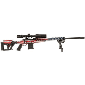 Legacy Howa 6.5 Creedmoor American Flag Chassis Rifle with Scope