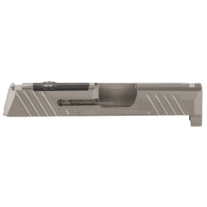 Grey Ghost Precision GGP365 Version 1 Slide Fits Sig P365, Optic Cut Compatible w/Sig RomeoZero & Shield RMS-C, Aggressive Front & Rear Serra