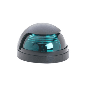 Attwood 5040 Series One Mile Sidelight - Green Deck Mount