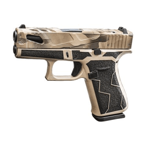 Glock Model 43X MOS 9mm Optic Ready Pistol with Tan/Black Breakup Finish