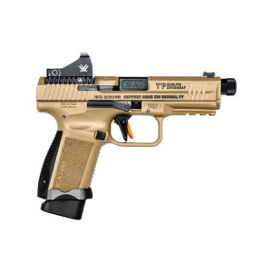 Canik TP9 Elite Combat FDE 9mm Pistol with Vortex Viper 6 MOA Red Dot Sight