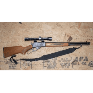 Glenfield Model 30A 30-30 Win. Police Trade-In Rifle with Scope, Sling, JM Stamp