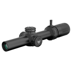 Swampfox Optics Arrowhead Black 1-8x24mm 30mm Tube Guerrilla Dot BDC Reticle