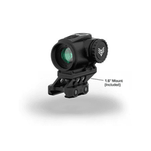 Swampfox Optics Raider 1x Green 6 MOA Reticle Micro Prism Sight Black