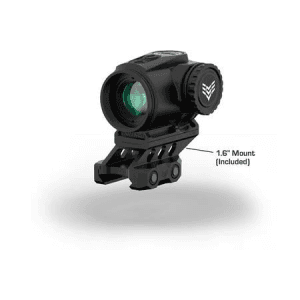 Swampfox Optics Raider 1x Red BRC Reticle Micro Prism Sight Black