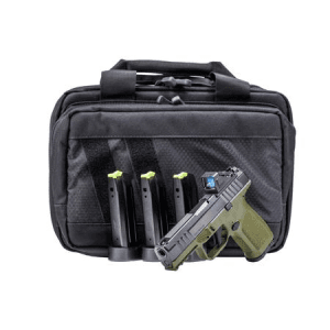 Rost Martin RM1C 9mm Optic Ready ODG Pistol with Viridian RFX Green Dot, Four 10 Round Mags and Savior Bag (CA Compliant)