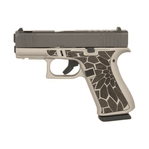 Glock 43X MOS 9mm Optic Ready Pistol with Ported Slide/Barrel and Titanium Cerakote Finish Frame/Black Cerakote Slide