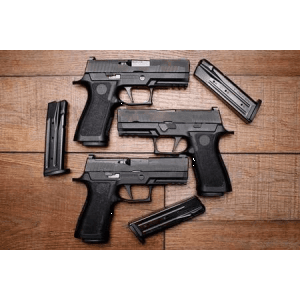 Sig Sauer P320 X Carry 9mm Optic Ready Police Trade-In Pistols with Night Sights (Very Good Condition)