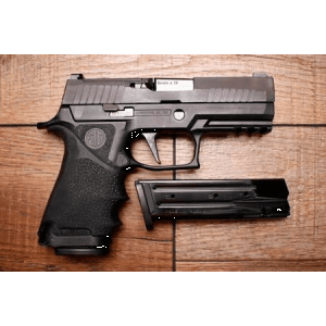 Sig Sauer P320 X Carry 9mm Optic Ready Police Trade-In Pistol with Night Sights and Linndale PD Engraving