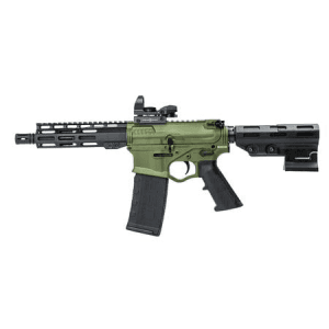 American Tactical Omni Hybrid 5.56mm Semi-Auto AR-15 Pistol with Battlefield Green Finish and Duo Sight