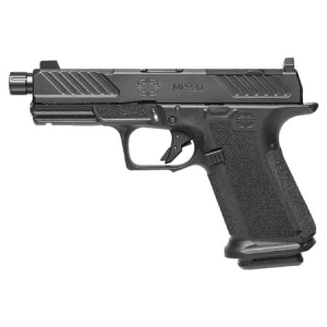 Shadow Systems MR920 Combat 9mm Optic Ready Black Pistol with 4.5 Inch Black Spiral Fluted Threaded Barrel