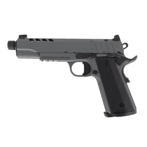 Tisas 1911 Night Stalker SF 10mm Optic Ready Pistol with Grey Cerakote Finish