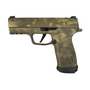 Sig Sauer P365-XMACRO TACOPS 9mm Optic Ready Pistol with Green Multi Camo Finish and Four Magazines