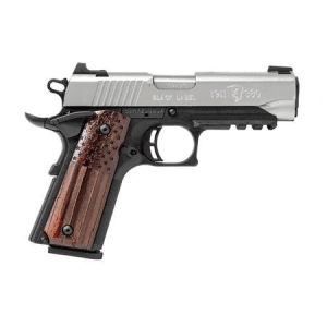 Browning 1911-380 Black Label Pro .380 ACP Semi-Auto Pistol with Distressed Flag Grips and Picatinny Rail