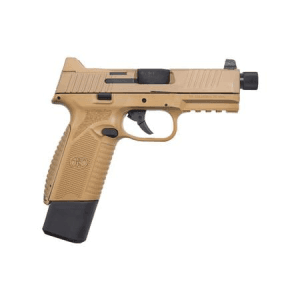 FN FN545 Tactical 45 ACP Full-Size Optic Ready Pistol with FDE Finish and Threaded