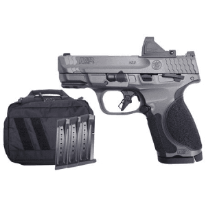 Smith & Wesson MP9 M2.0 Metal Compact 9mm Optic Ready Bundle with RFX-11 Green Dot, Five Mags and Savior Bag