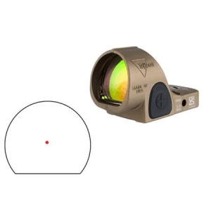 Trijicon SRO Red Dot Sight 2.5 MOA with Coyote Brown Anodized Finish