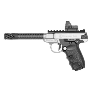 Smith & Wesson SW22 Victory 22LR Performance Center Target Model with Carbon Fiber Barrel and Crimson Trace Red Dot